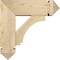 Ekena Millwork Imperial Arts and Crafts Rough Sawn Bracket w/ Offset Brace, Douglas Fir, 6"W x 16"D x 16"H BKT0604X16X16IMP03RDF - alternate 4